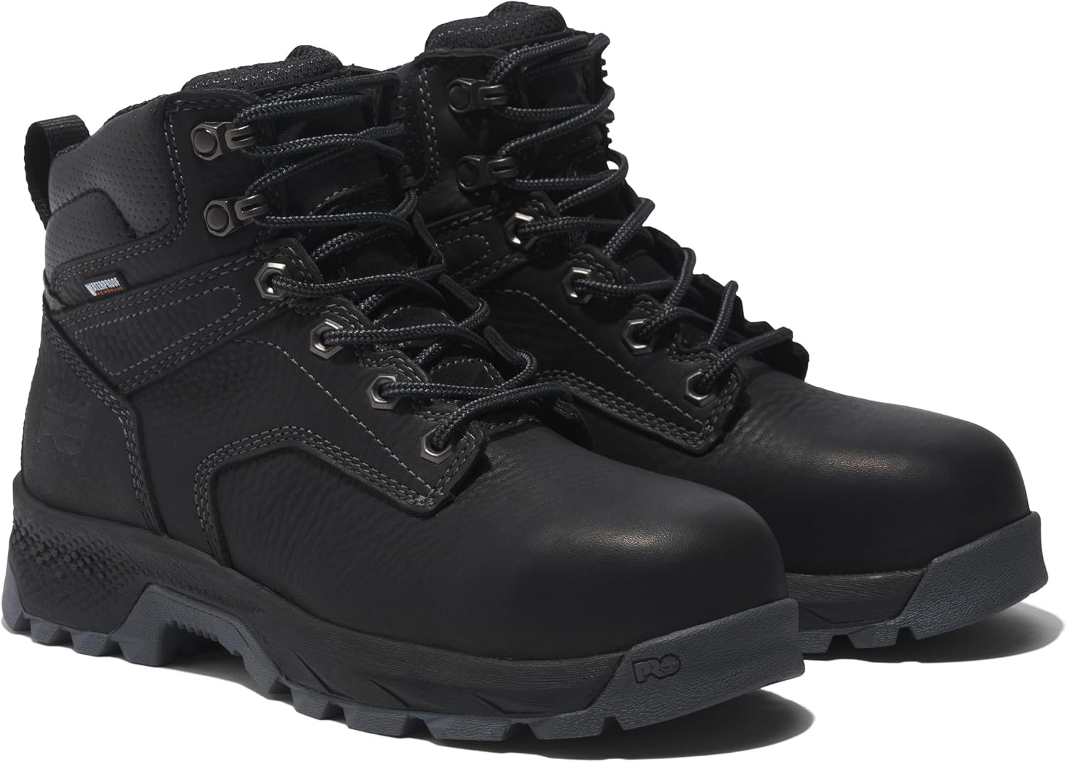 Timberland PRO Women’s Titan Ev 6in Comp Toe Waterproof Boots(Black-2024 New)