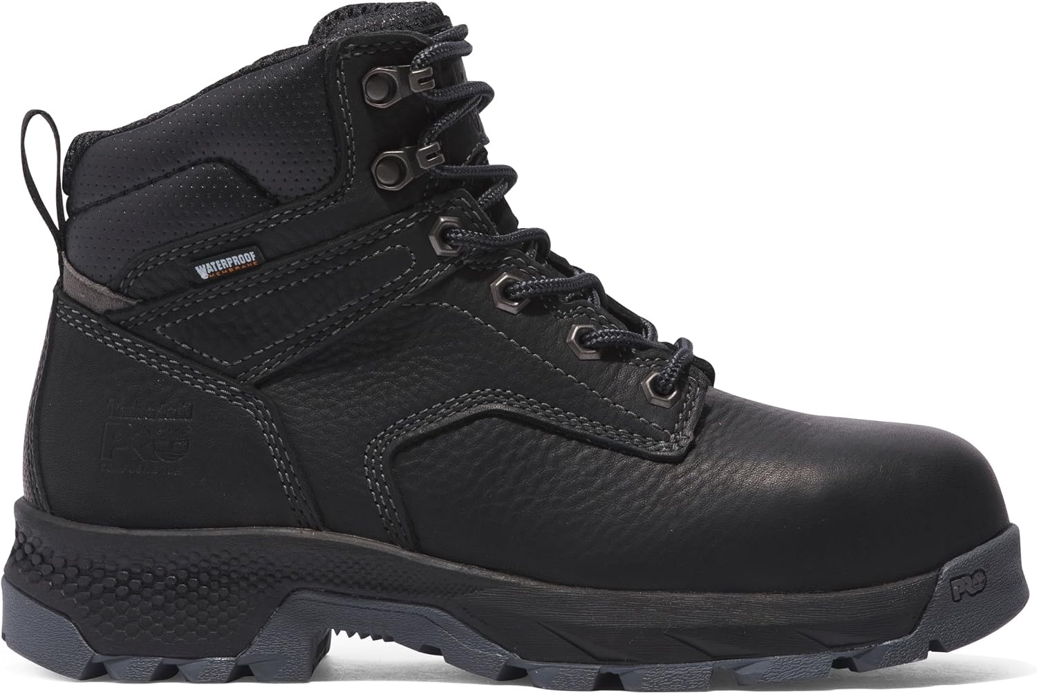 Timberland PRO Women’s Titan Ev 6in Comp Toe Waterproof Boots(Black-2024 New)