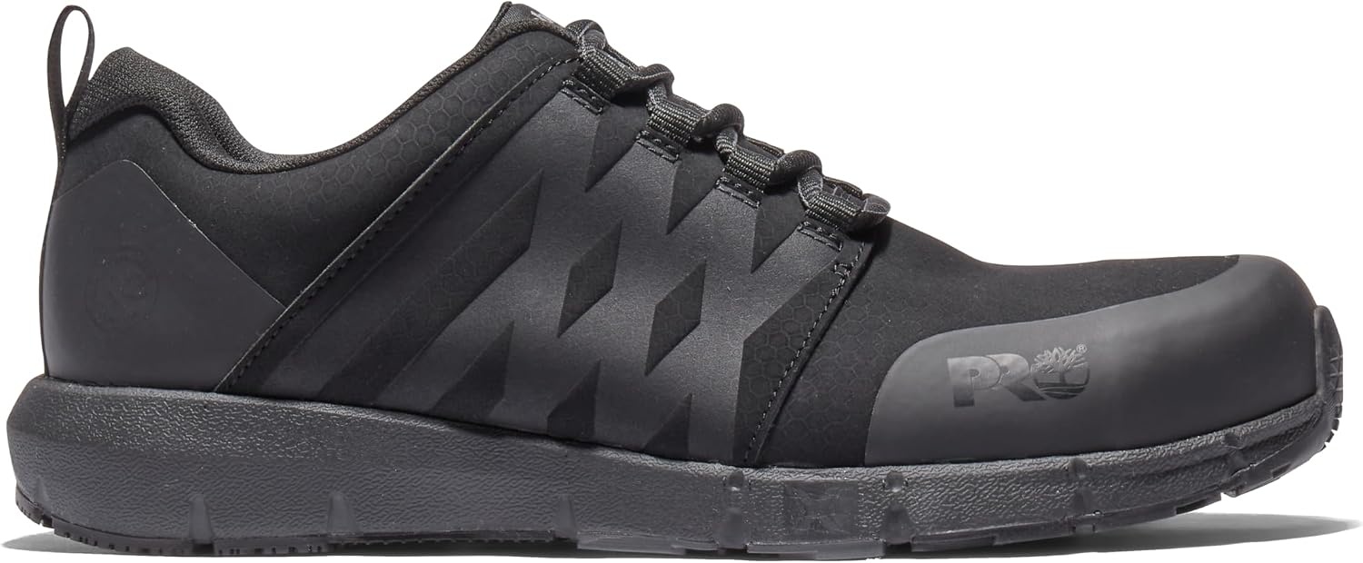 Timberland PRO Men’s Radius Composite Safety Toe Athletic Industrial Work Shoe(Black Raptek)