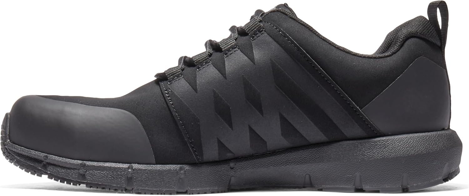 Timberland PRO Men’s Radius Composite Safety Toe Athletic Industrial Work Shoe(Black Raptek)