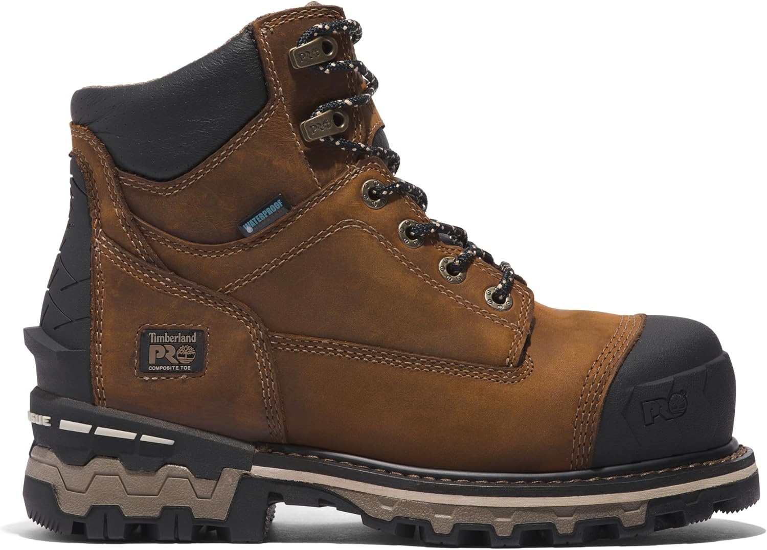 Timberland PRO Boondock 6″ Composite Safety Toe Waterproof(Brown)