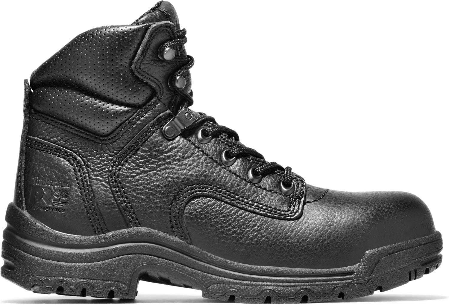 Timberland PRO Women’s Titan 6 Inch Alloy Safety Toe Industrial Work Boot(Black V1)
