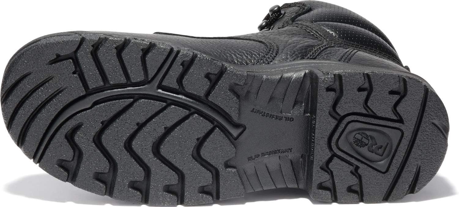 Timberland PRO Women’s Titan 6 Inch Alloy Safety Toe Industrial Work Boot(Black V1)