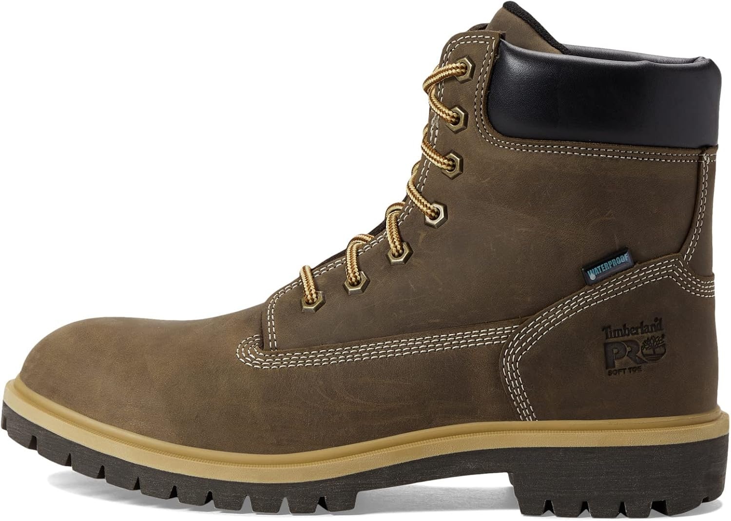 Timberland PRO Women’s Direct Attach 6 Inch Waterproof Insulated Soft Toe Boots(Turkish Coffee V1)