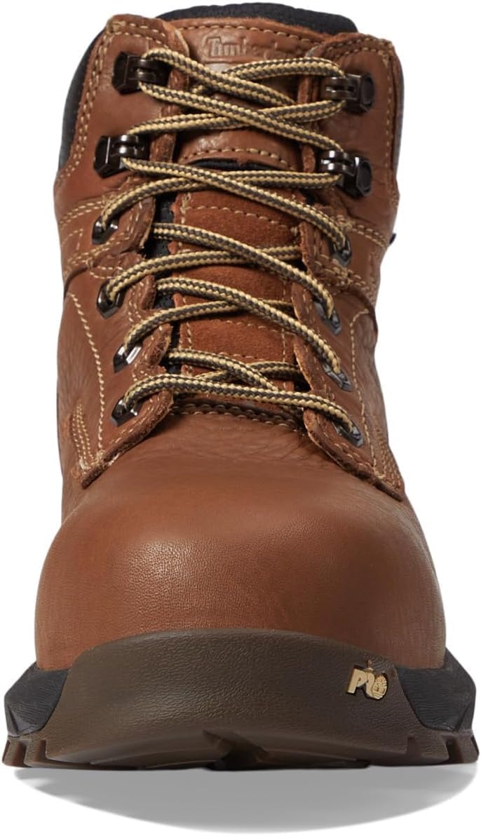 Timberland PRO Women’s Titan Ev 6in Comp Toe Waterproof Boots(Brown)