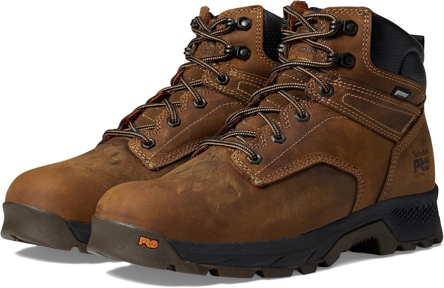 Timberland PRO Women’s Titan Ev 6in Comp Toe Waterproof Boots(Brown)