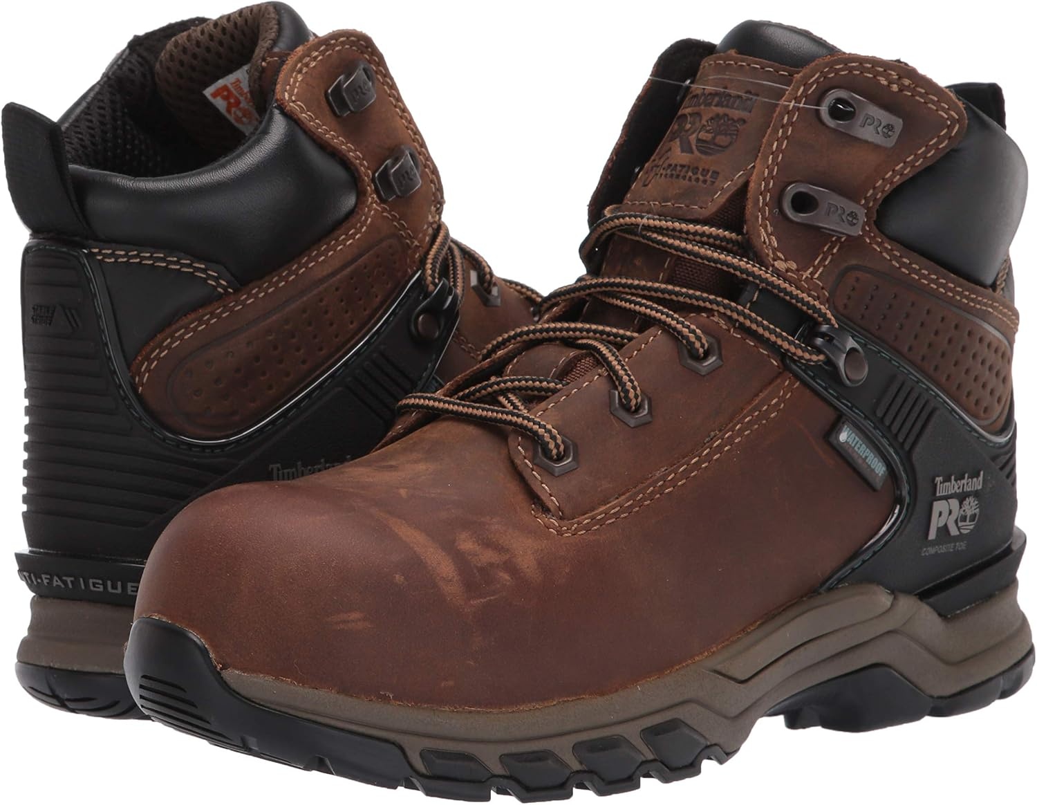 Timberland PRO Hypercharge 6″ Composite Safety Toe Waterproof(Brown)