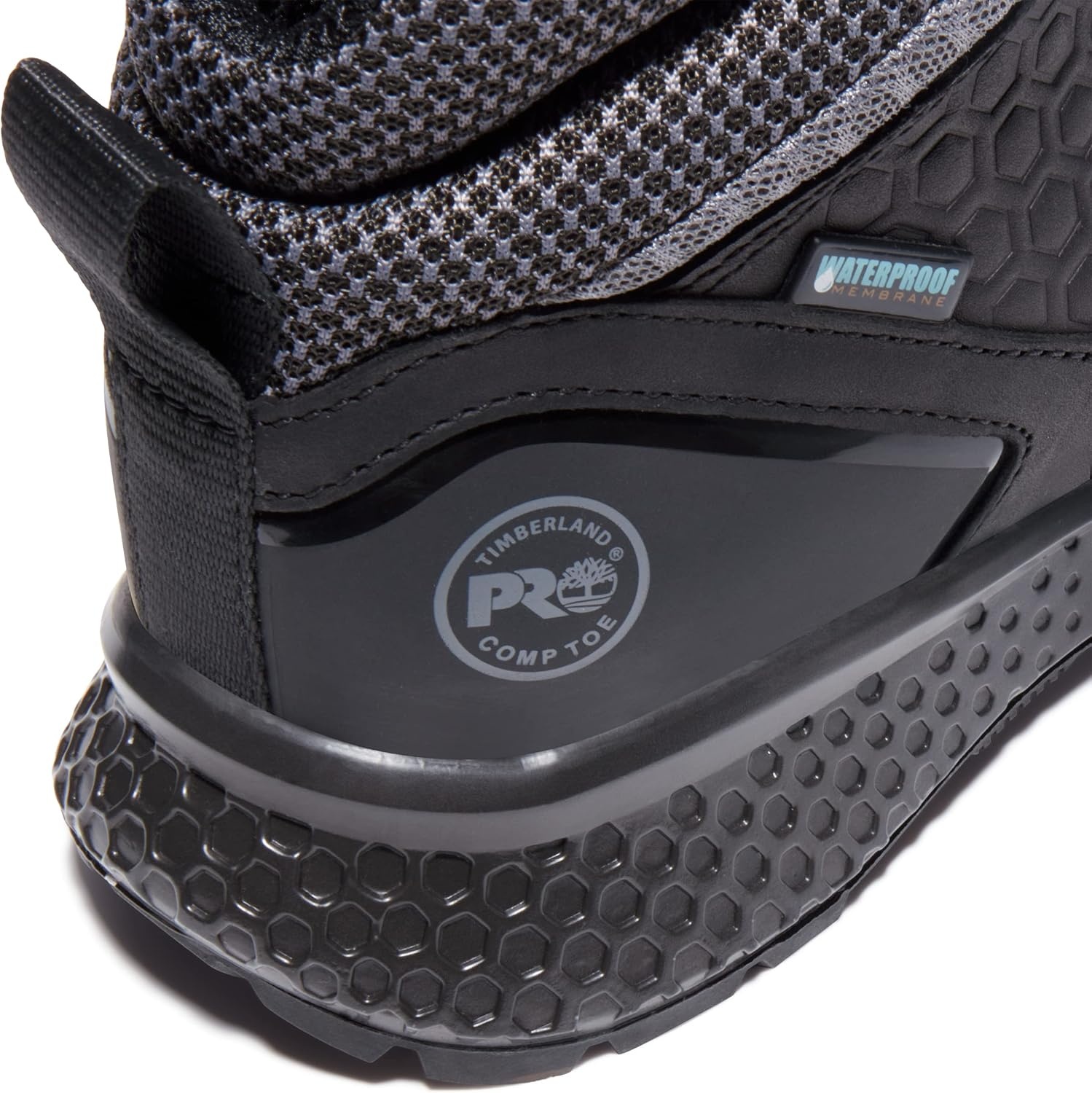 Timberland PRO Reaxion Mid Composite Safety Toe Waterproof(Black/Grey)