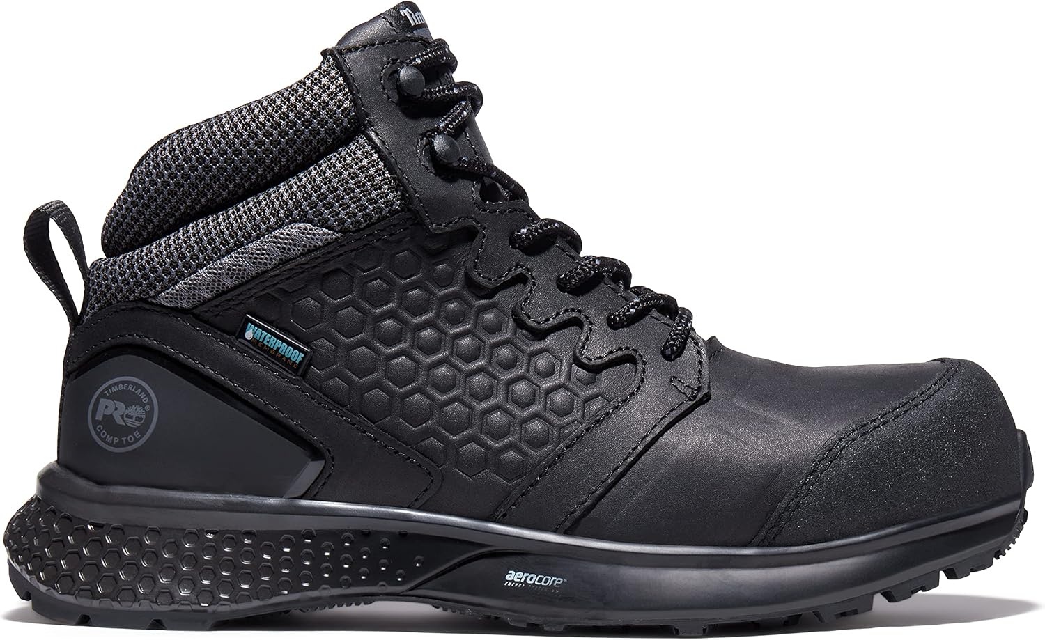 Timberland PRO Reaxion Mid Composite Safety Toe Waterproof(Black/Grey)