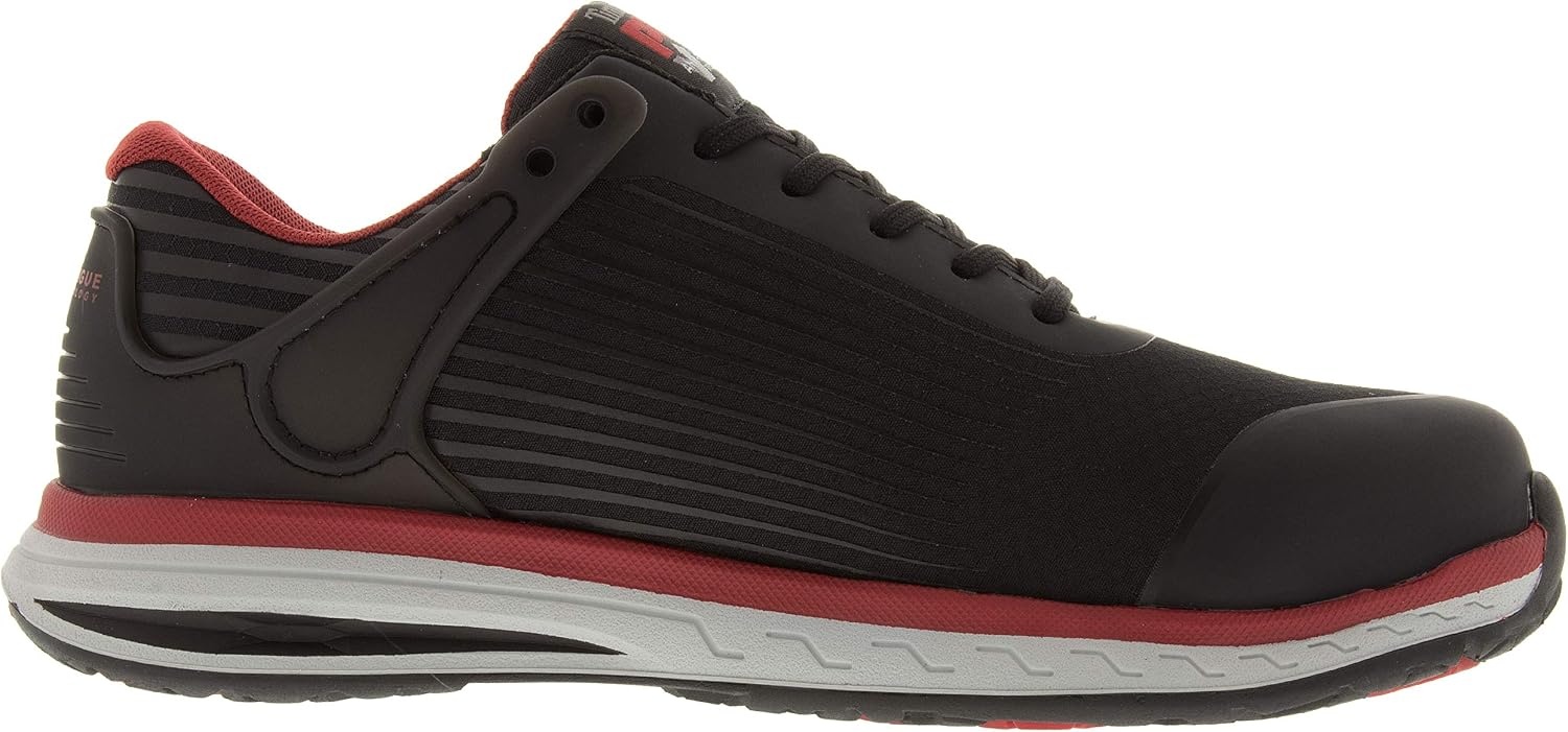 Timberland PRO Women’s Drivetrain Composite Safety Toe Work Shoes(Black/Red)