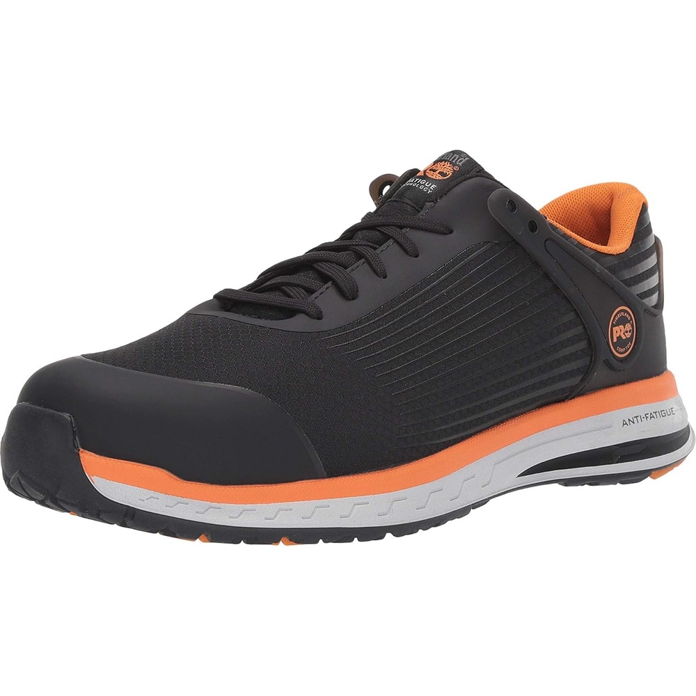 Timberland PRO Women’s Drivetrain Composite Safety Toe Work Shoes(Black/Orange)