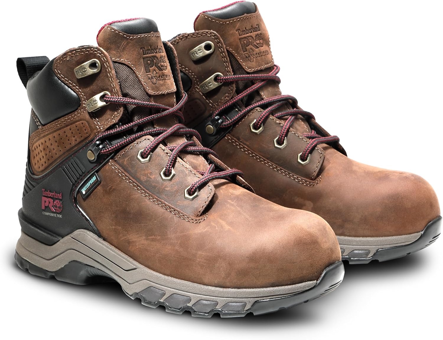 Timberland PRO Hypercharge 6″ Composite Safety Toe Waterproof(Brown/Purple-2024 New)