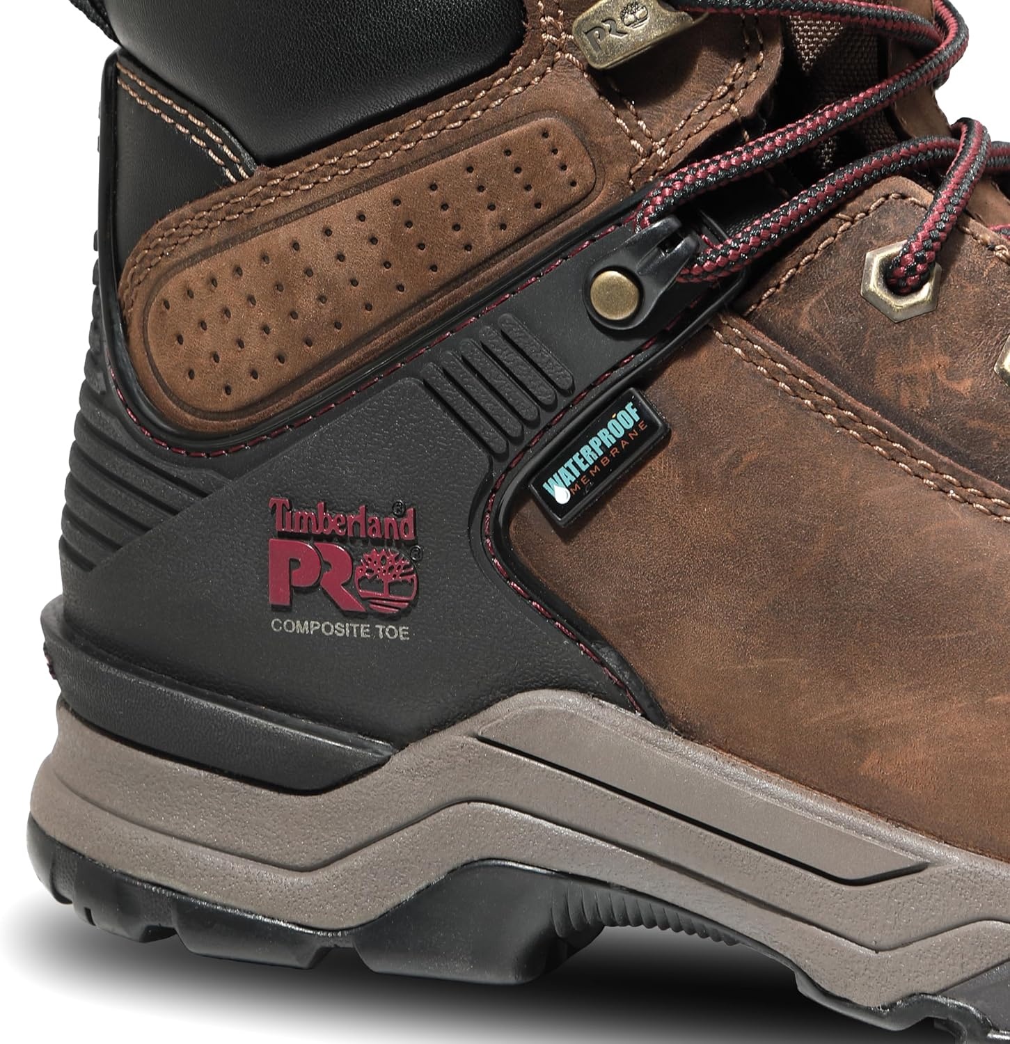 Timberland PRO Hypercharge 6″ Composite Safety Toe Waterproof(Brown/Purple-2024 New)