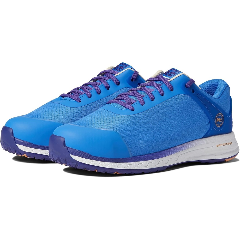 Timberland PRO Women’s Drivetrain Composite Safety Toe Work Shoes(Blue/Purple/Peach)