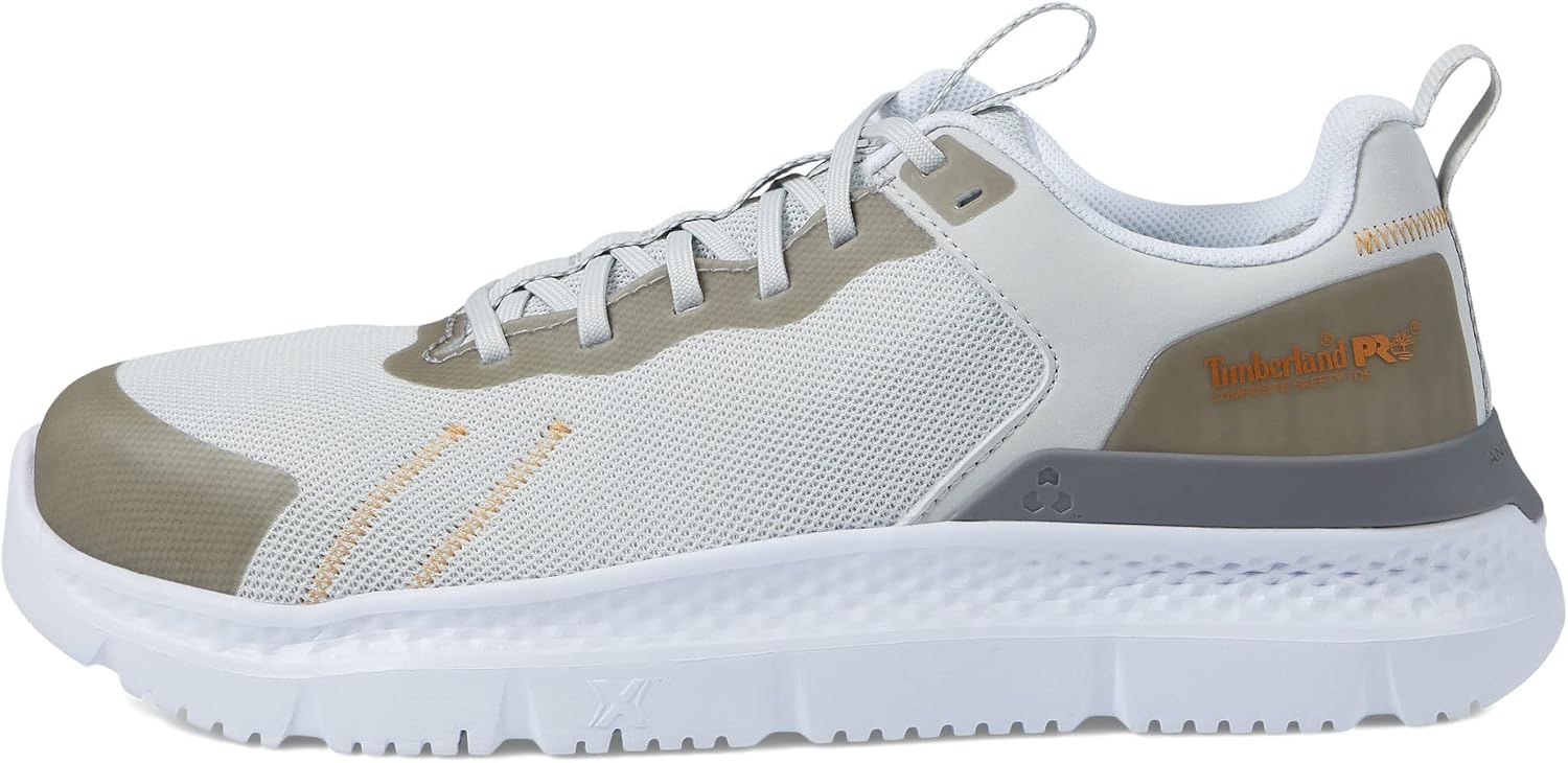 Timberland PRO Men’s Setra Low Comp Toe Work Shoes(Grey/White)