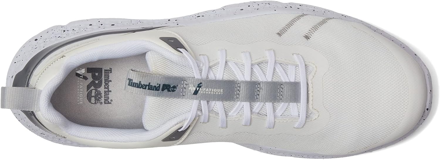 Timberland PRO Men’s Setra Low Comp Toe Work Shoes(White/Metal)