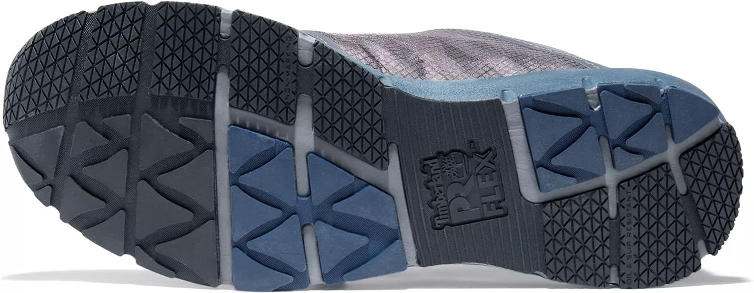 Timberland PRO Men’s Radius Composite Safety Toe Athletic Industrial Work Shoe(Grey/Navy V1)