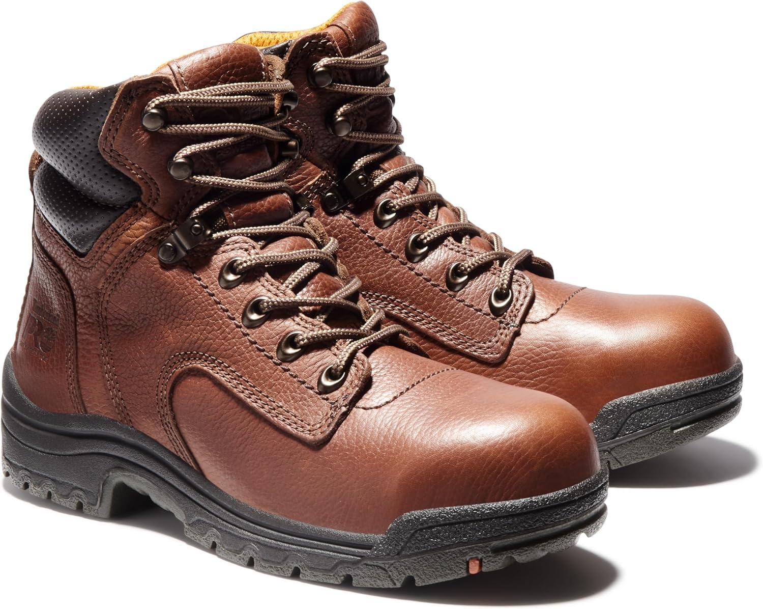 Timberland PRO Women’s Titan 6 Inch Alloy Safety Toe Industrial Work Boot(Brown-2024 New)