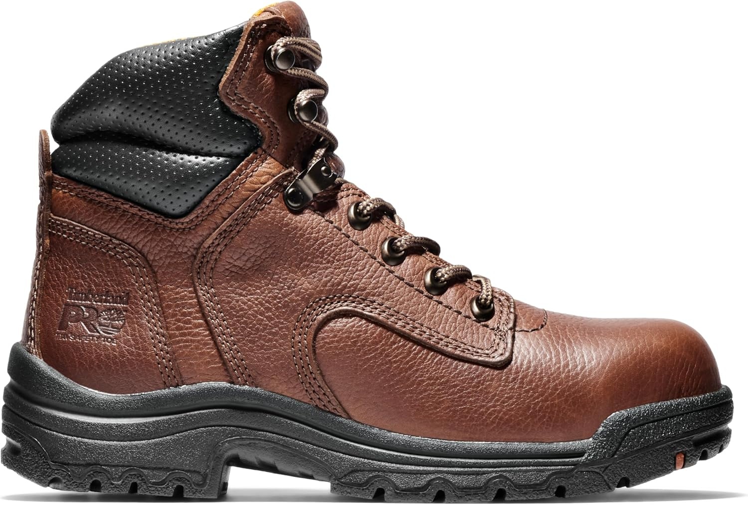 Timberland PRO Women’s Titan 6 Inch Alloy Safety Toe Industrial Work Boot(Brown-2024 New)