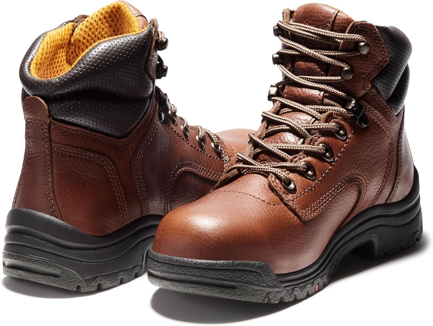 Timberland PRO Women’s Titan 6 Inch Alloy Safety Toe Industrial Work Boot(Brown-2024 New)