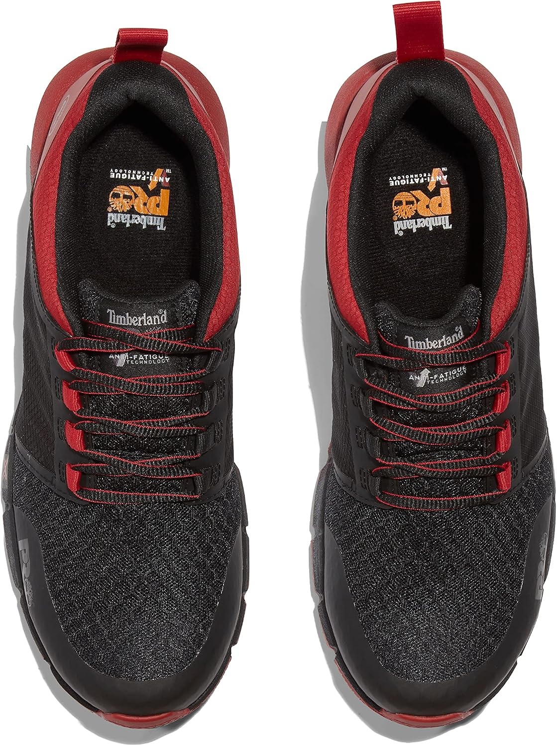 Timberland PRO Men’s Radius Composite Safety Toe Athletic Industrial Work Shoe(Black/Red)