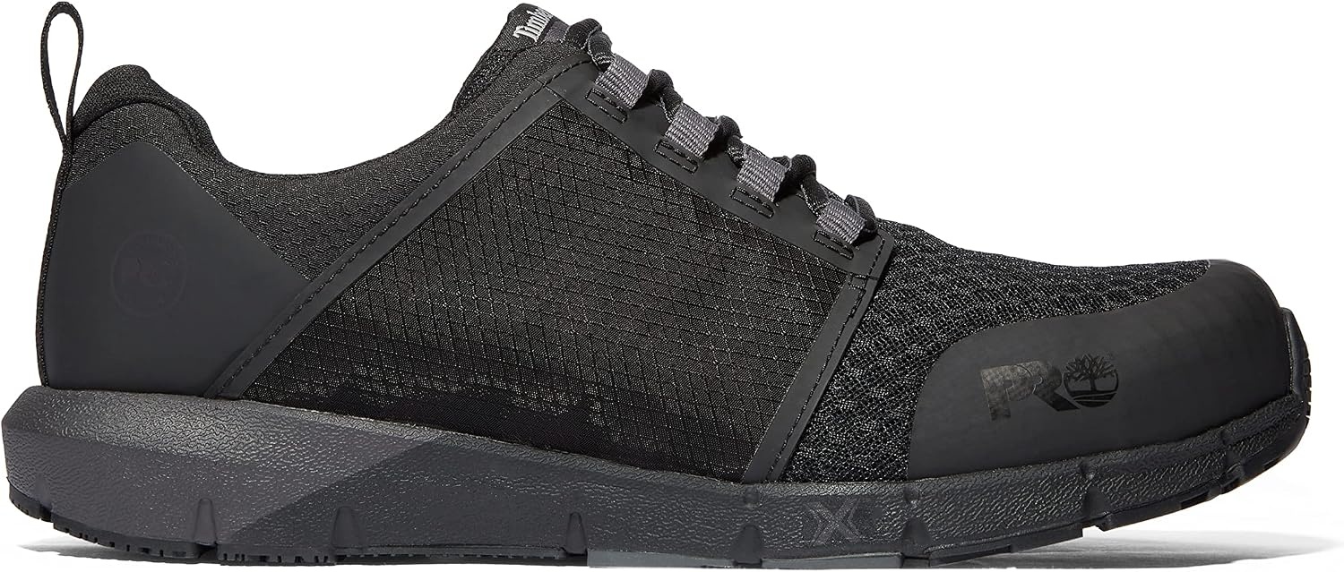 Timberland PRO Men’s Radius Composite Safety Toe Athletic Industrial Work Shoe(Black-2024 New)