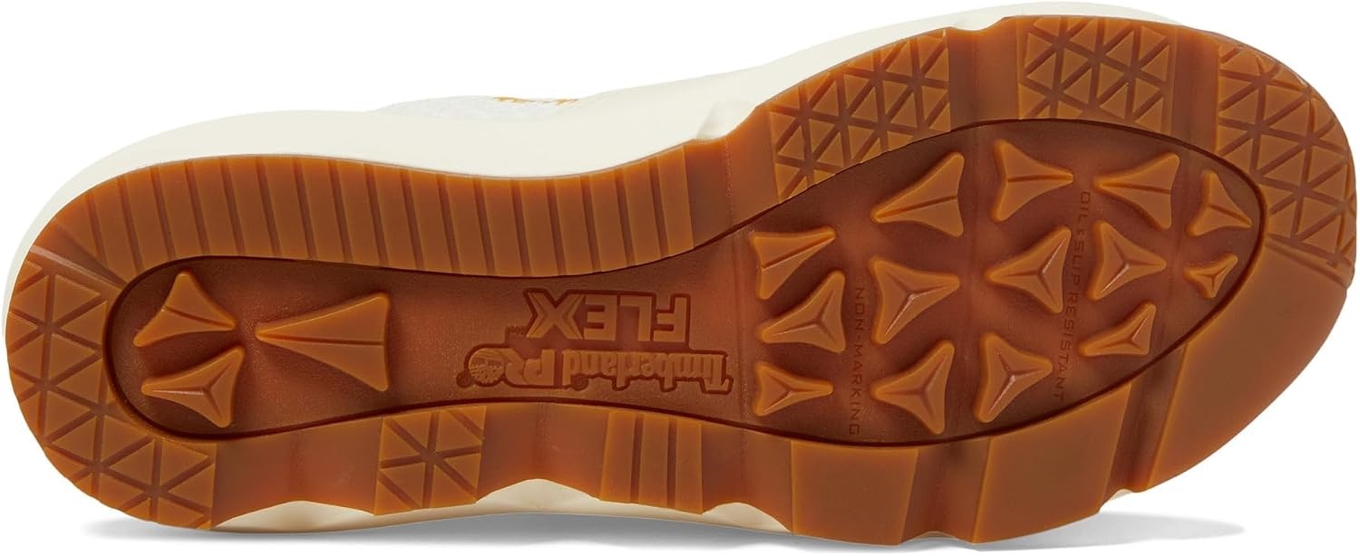 Timberland PRO Women’s Morphix Chukka Composite Safety Toe Boots(White/Wheat V1)