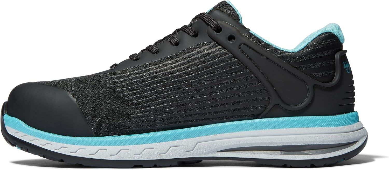 Timberland PRO Women’s Drivetrain Composite Safety Toe Work Shoes(Black/Blue)