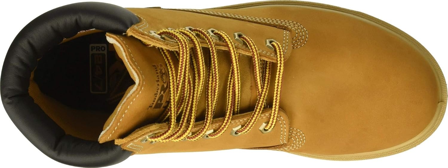Timberland PRO Women’s Direct Attach 6 Inch Waterproof Insulated Soft Toe Boots(Wheat)