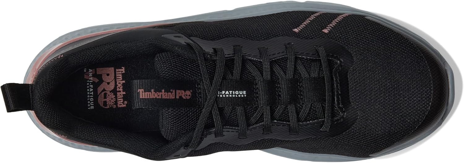 Timberland PRO Men’s Setra Low Comp Toe Work Shoes(Black/Rose Gold)