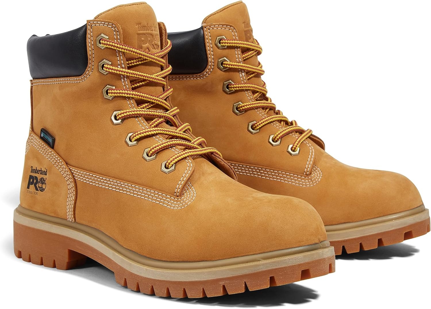 Timberland PRO Women’s Direct Attach 6 Inch Steel Safety Toe Insulated Waterproof Industrial Work Boot(Wheat V1)