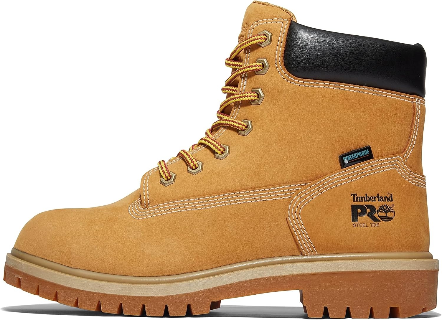 Timberland PRO Women’s Direct Attach 6 Inch Steel Safety Toe Insulated Waterproof Industrial Work Boot(Wheat V1)