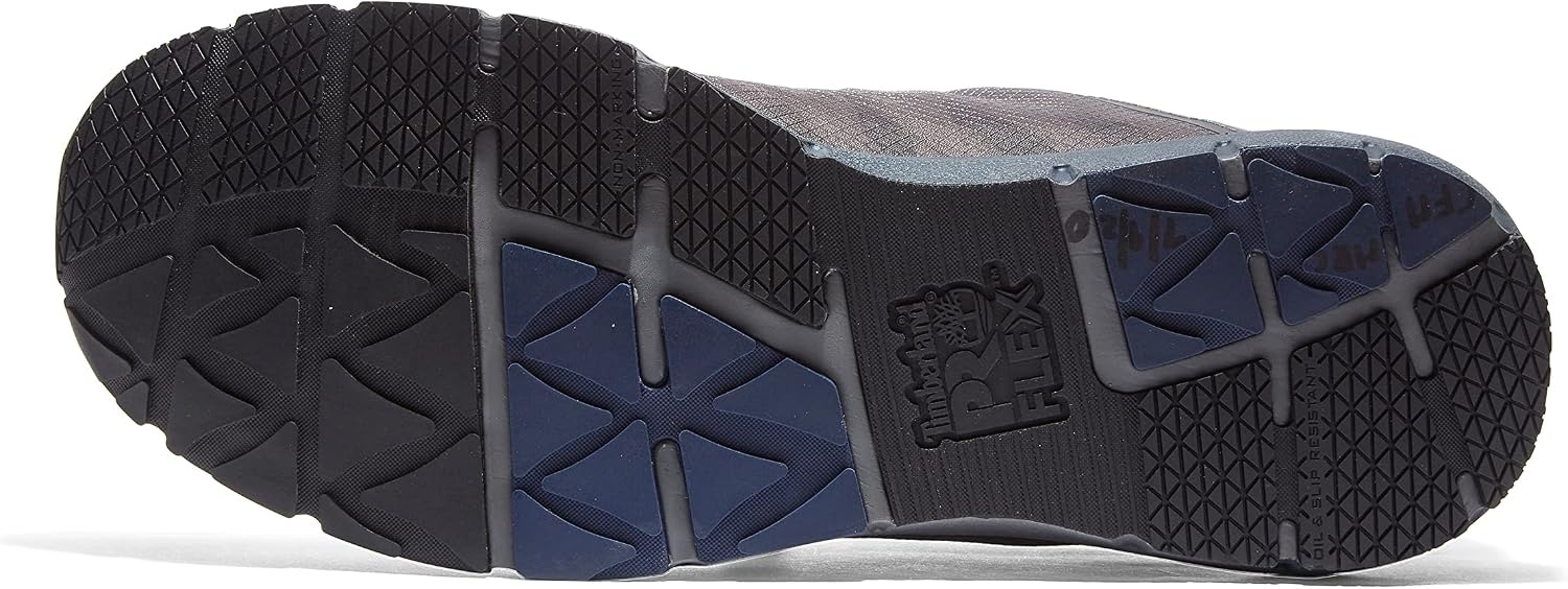 Timberland PRO Men’s Radius Composite Safety Toe Athletic Industrial Work Shoe(Grey/Navy-2024 New)