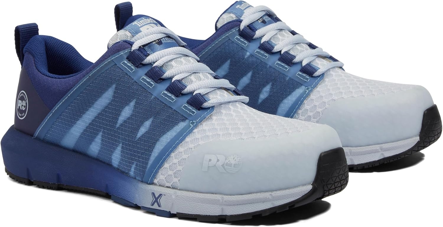 Timberland PRO Men’s Radius Composite Safety Toe Athletic Industrial Work Shoe(Blue/Ice)