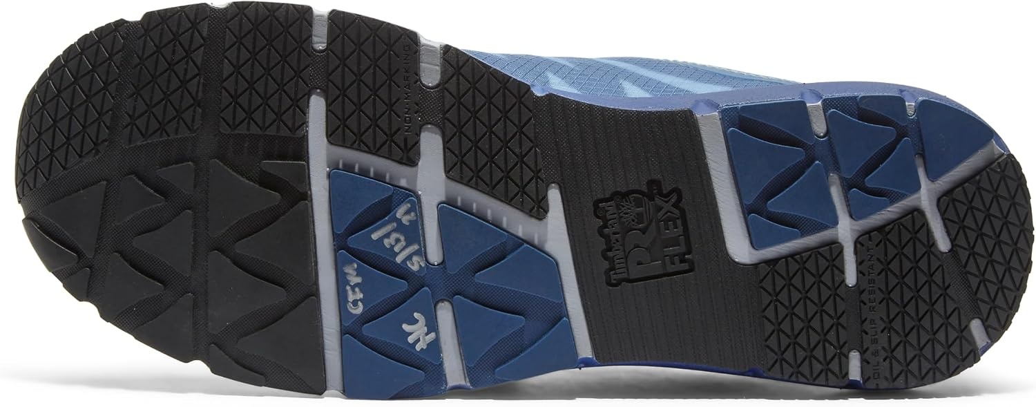Timberland PRO Men’s Radius Composite Safety Toe Athletic Industrial Work Shoe(Blue/Ice)