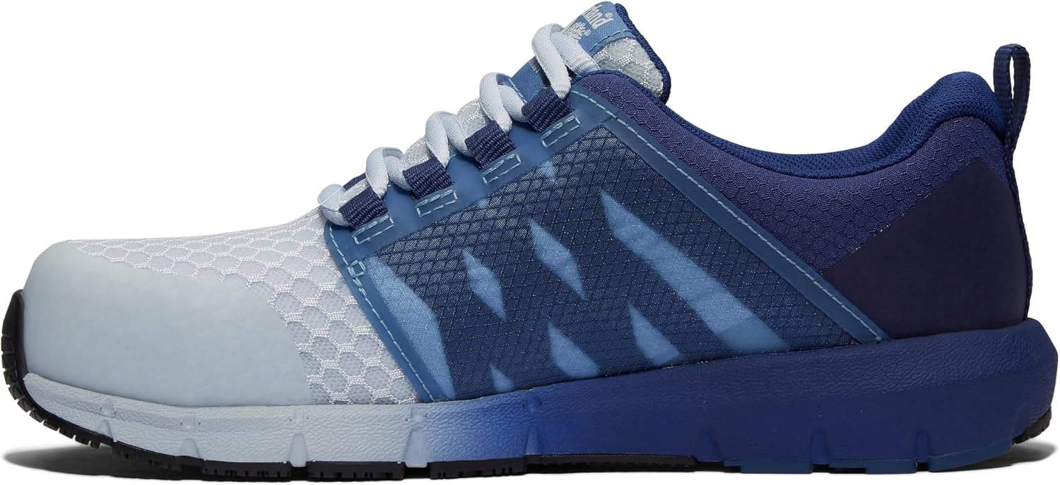 Timberland PRO Men’s Radius Composite Safety Toe Athletic Industrial Work Shoe(Blue/Ice)