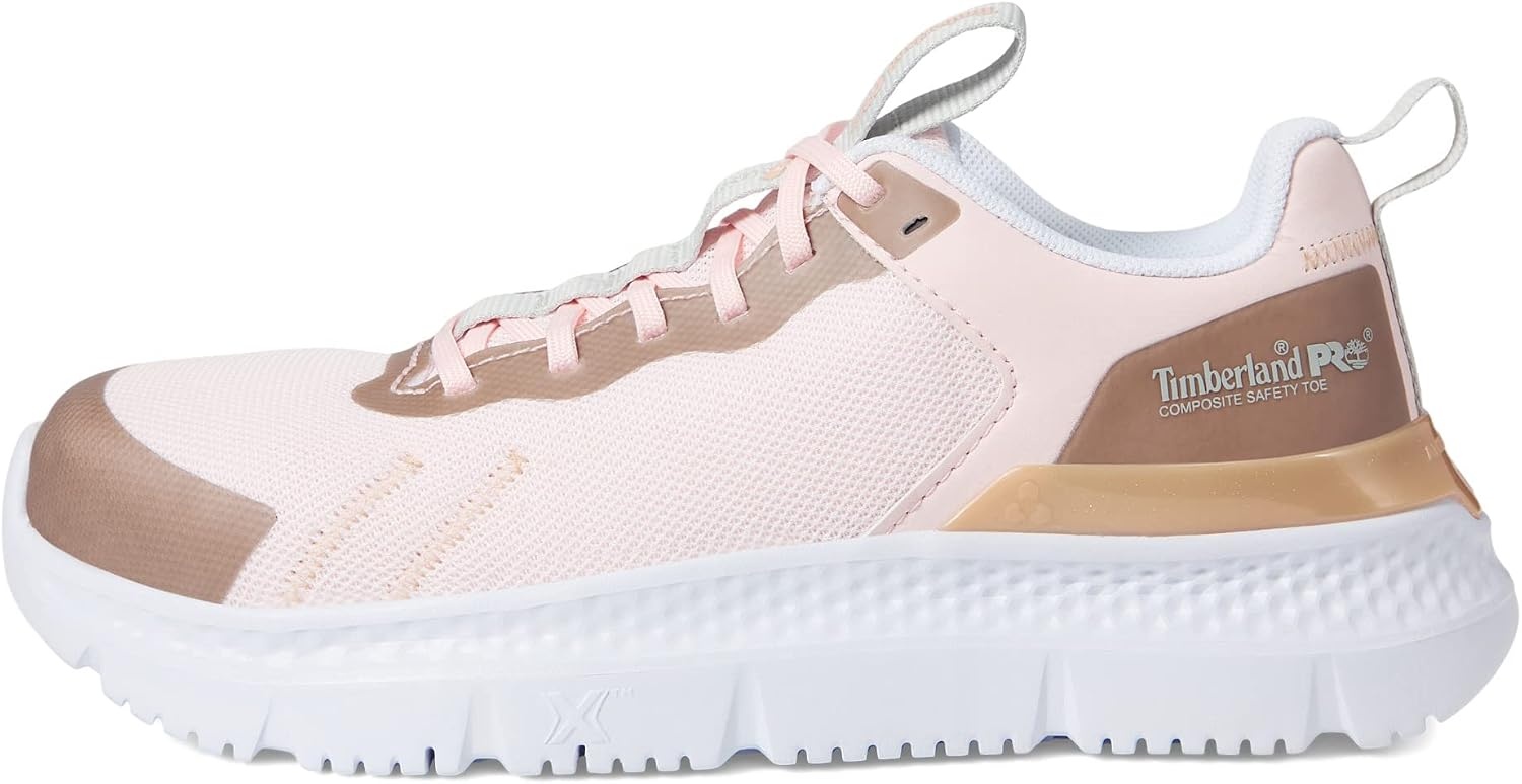 Timberland PRO Men’s Setra Low Comp Toe Work Shoes(Pink/Champagne)