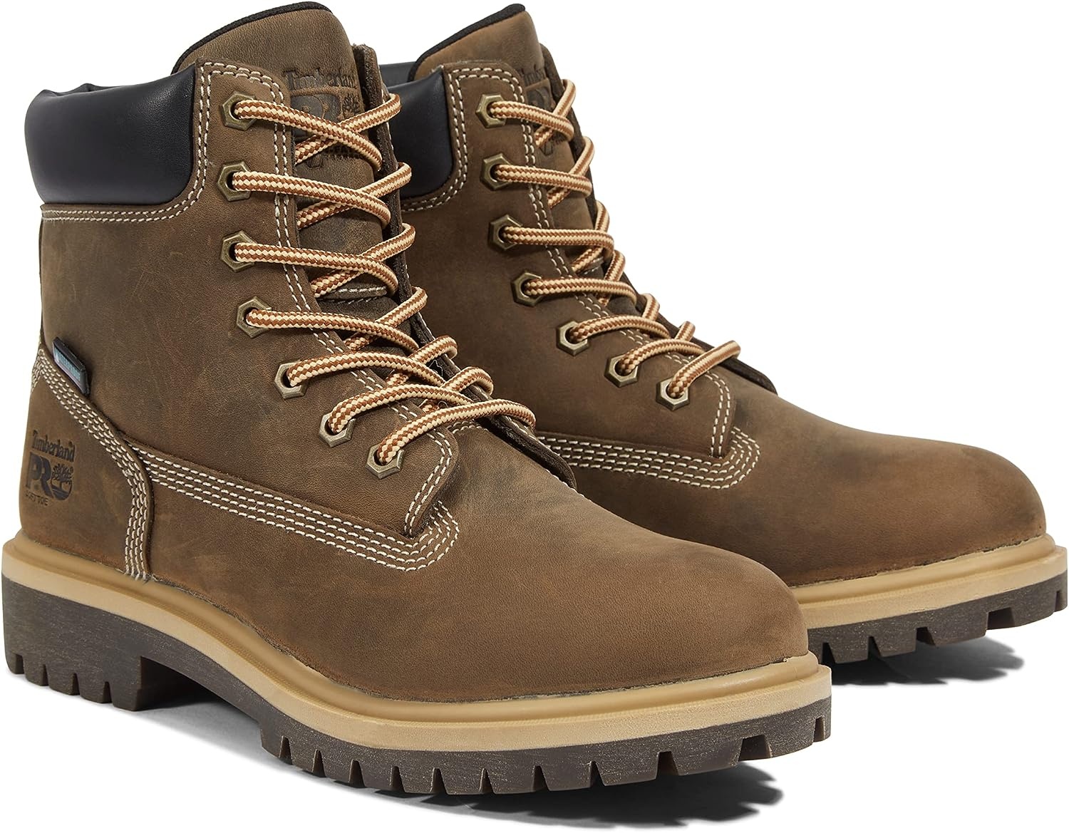 Timberland PRO Women’s Direct Attach 6 Inch Waterproof Insulated Soft Toe Boots(Turkish Coffee-2024 New)