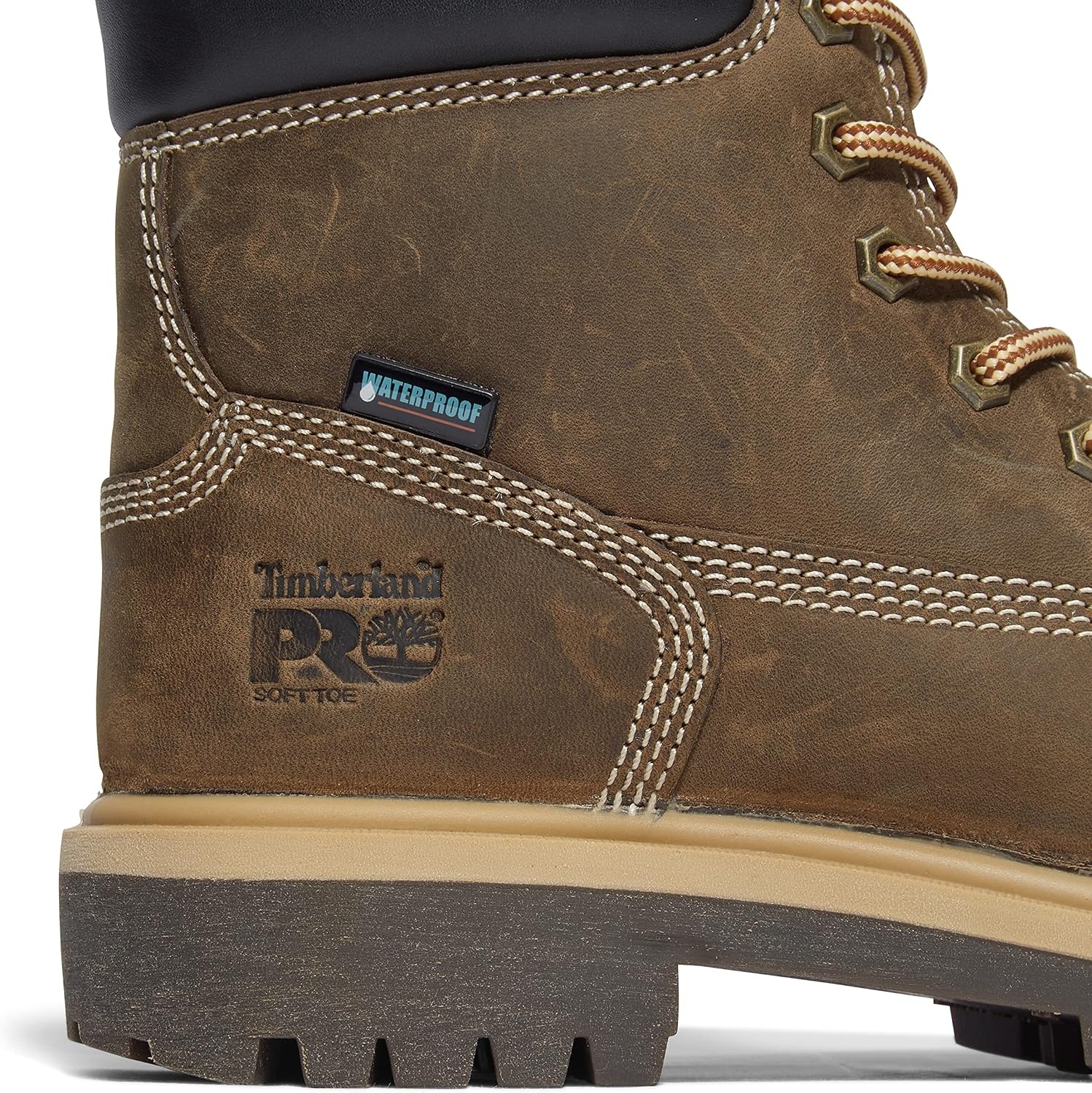 Timberland PRO Women’s Direct Attach 6 Inch Waterproof Insulated Soft Toe Boots(Turkish Coffee-2024 New)