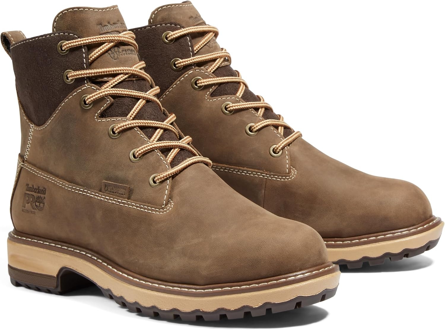 Timberland PRO Women’s Hightower 6″ Alloy Toe Industrial & Construction Shoe(Turkish Coffee)
