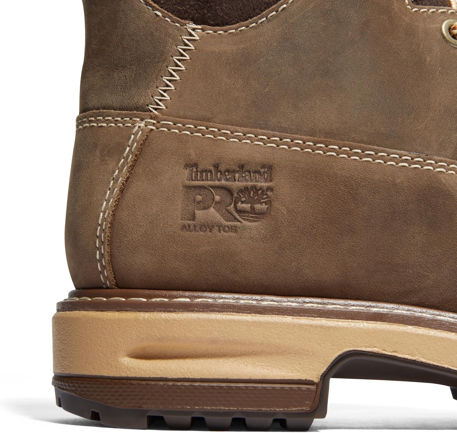 Timberland PRO Women’s Hightower 6″ Alloy Toe Industrial & Construction Shoe(Turkish Coffee)