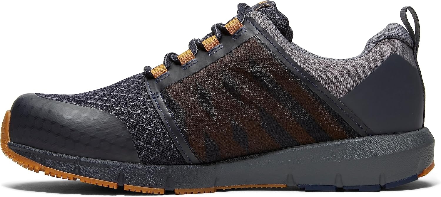 Timberland PRO Men’s Radius Composite Safety Toe Athletic Industrial Work Shoe(Navy/Charcoal V1)