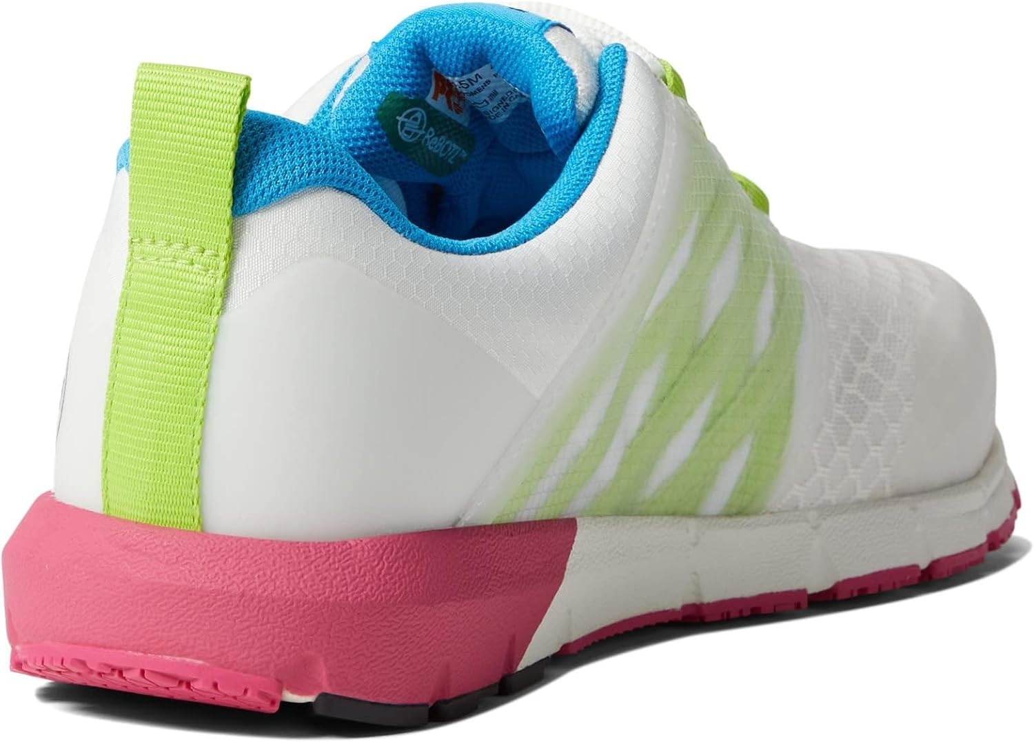 Timberland PRO Men’s Radius Composite Safety Toe Athletic Industrial Work Shoe(White/Pink/Green 1)