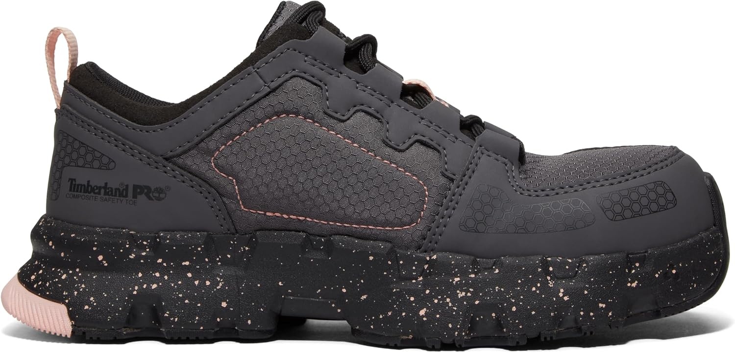 Timberland PRO Powertrain EV Composite Safety Toe Static Dissipative(Grey/Pink V1)