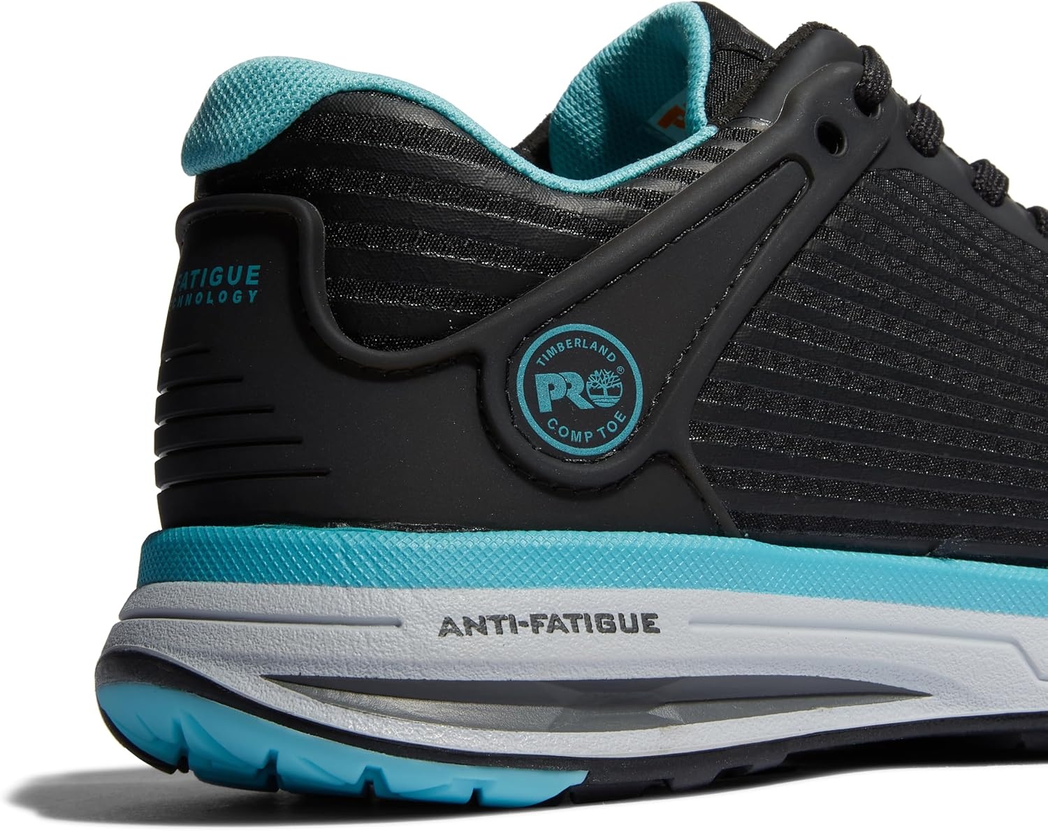 Timberland PRO Women’s Drivetrain Composite Safety Toe Work Shoes(Black/Blue 1)