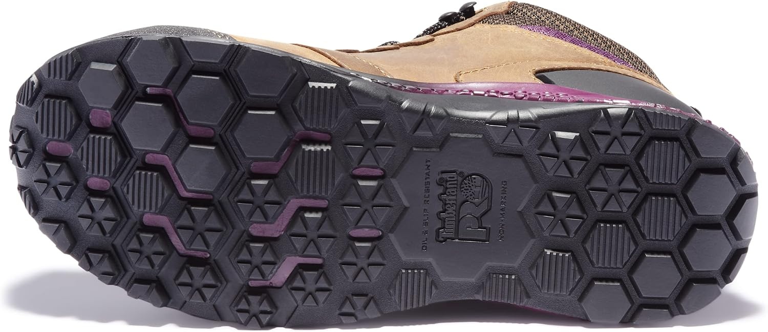 Timberland PRO Reaxion Mid Composite Safety Toe Waterproof(Brown/Purple)