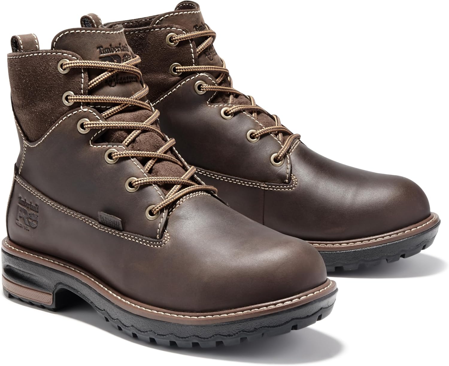 Timberland PRO Women’s Hightower 6″ Alloy Toe Industrial & Construction Shoe(Kaffe Brown)