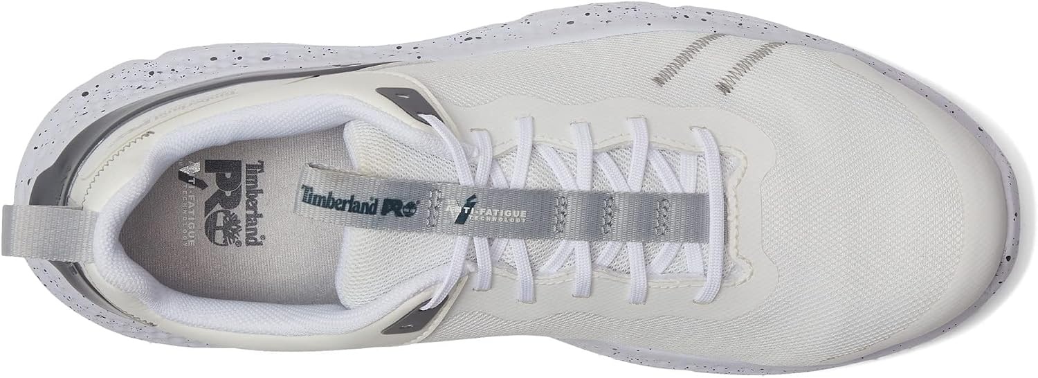 Timberland PRO Men’s Setra Low Comp Toe Work Shoes(White/Metal 2)