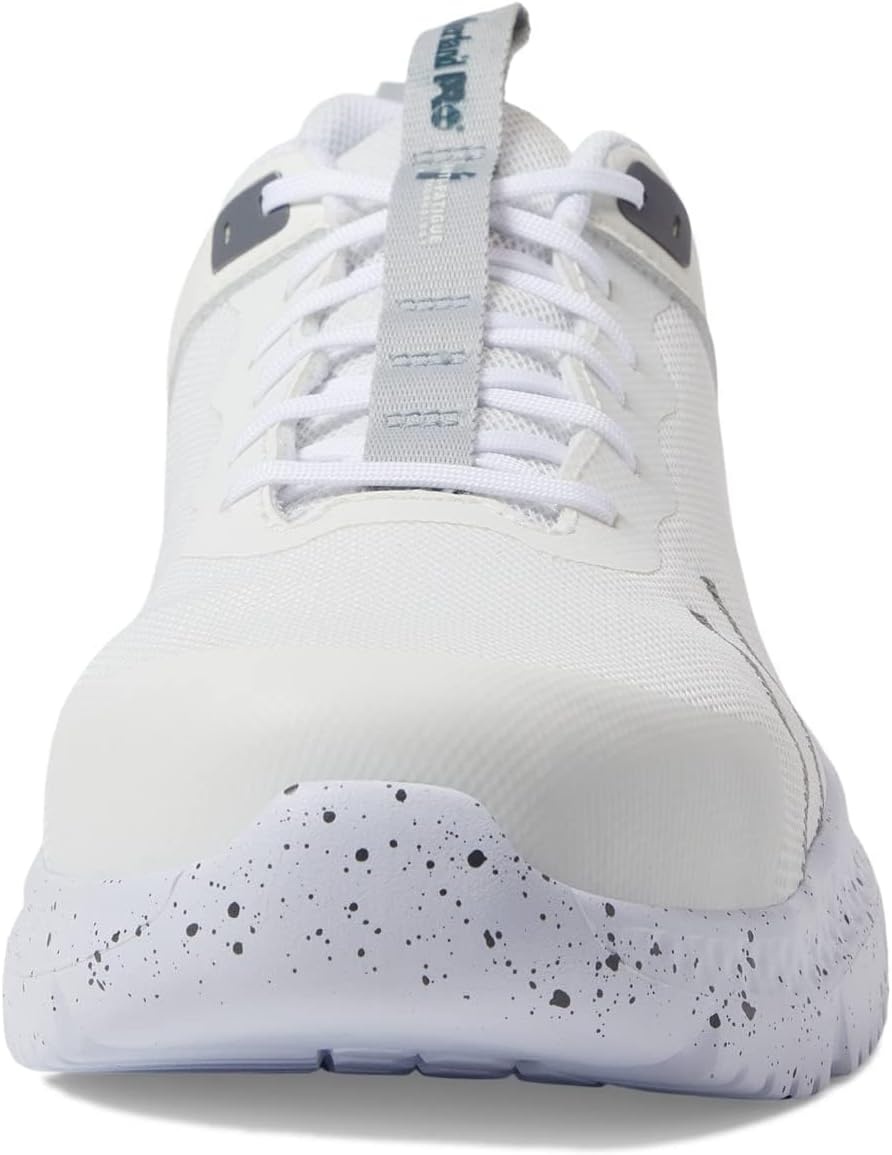 Timberland PRO Men’s Setra Low Comp Toe Work Shoes(White/Metal 2)