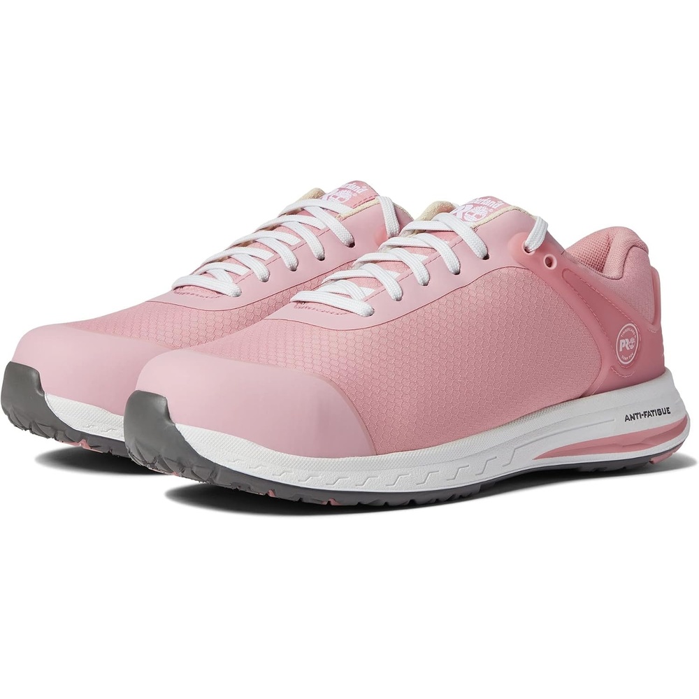 Timberland PRO Women’s Drivetrain Composite Safety Toe Work Shoes(Pink/White)